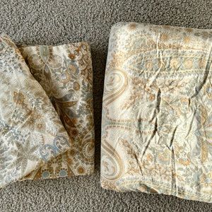 Pottery Barn Organic Cotton Queen Duvet w/Shams